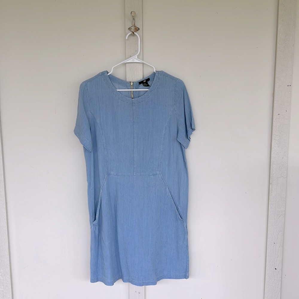 H&M chambray dress